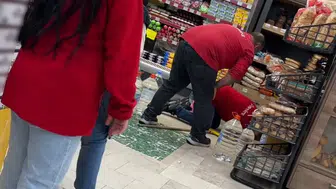 Hatay'da markete lağım faresi girdi : Panik dolu anlar yaşandı