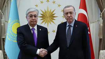 CumhurbaşkanıErdoğan, Kazakistan Cumhurbaşkanı Tokayev ile ortak basın toplantısı düzenledi