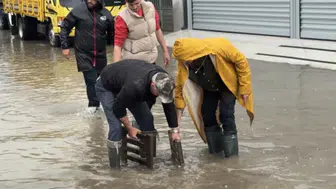 Tokat'ın Zile ilçesini sağanak vurdu