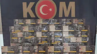 Muş'ta 20 bin boş makaron ele geçirildi