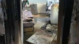 Muğla Bodrum'da binada yangın çıktı
