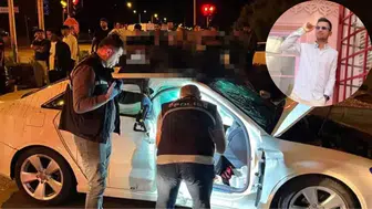 Otomobilin üzerine savrulan motosiklet sürücüsü öldü