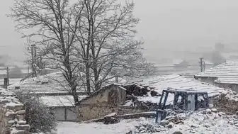 Eskişehir, mayıs ayında beyaza büründü