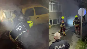 Balıkesir'de araç yangını : Maddi hasar oluştu
