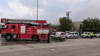 Bursa'da sunta fabrikasında yangın paniği