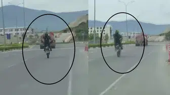 Hatay'da akrobatik hareket yapan motosikletliye ceza yağdı.