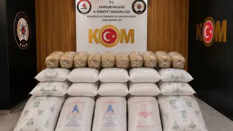 Samsun İlkadım'da kaçakçılık operasyonu : 770 kilo kaçak tütün ele geçirildi