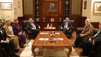 MEB Bakan Müşaviri Subaşı ile  Rektör Kırışık bir araya geldi