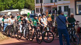 İzmirli yüzlerce genç, bağımlılıkla mücadele kapsamında pedal çevirdi