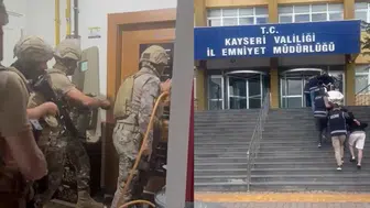 Kayseri merkezli 3 ilde suç örgütü operasyonu : 4 tutuklama