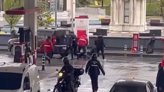Başakşehir'de akaryakıt istasyonunda kavga