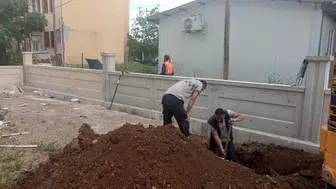 Malatya Yeşilyurt'ta altyapı çalışmasında doğal gaz borusu patladı