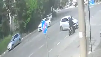 Tekirdağ Çorlu'da kaza : Otomobil ile motosiklet çarpıştı