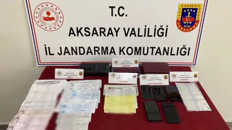 Aksaray’da tefeci operasyonu : Milyonluk senetler ele geçirildi, 3 şüpheli tutuklandı