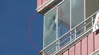 Samsun'da mahalleye insansız hava aracı düştü : Evlerde hasar oluştu