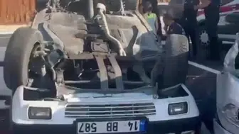 Düzce'de otomobiller çarpıştı : Yaralılar var