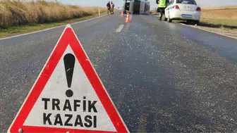 Çorum İskilip'te kaza : 2 otomobil çarpıştı
