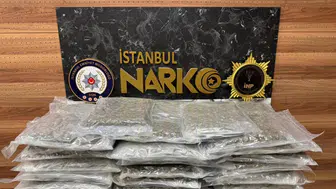 Kartal'da uyuşturucu operasyonu : 58 kilo gram skunk ele geçirildi