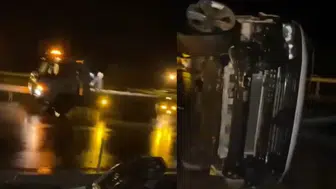 Van Erciş'te kaza : 1 ölü, 5 yaralı