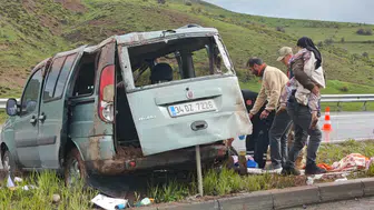 Erzurum'da kaza : 2'si çocuk 7 kişi yaralandı