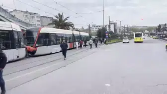 T1 Kabataş-Bağcılar Tramvay Hattı’nda arıza : Seferler iki bölüme ayrıldı