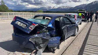 Erzincan-Çağlayan Karayolu’nda kaza : 2 kişi yaralandı