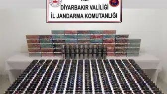 Diyarbakır’da kaçakçılığa büyük darbe : On binlerce ürün ele geçirildi