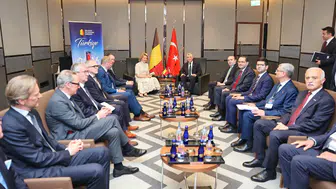 Bakan Bolat Belçika Prensesi ve beraberindeki heyetle görüştü