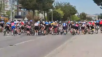 Uluslararası Samsun Gran Fondo Yarışı'nda kaza : 2 sporcu yaralandı