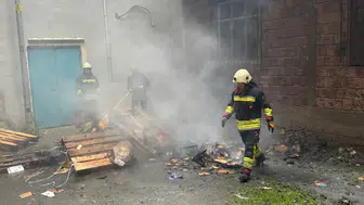 Ordu'da atık malzemelerin olduğu alanda yangın
