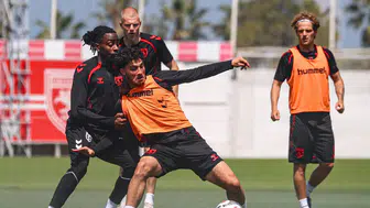 Samsunspor'un RAMS Başakşehir maçı hazırlıkları tamamlandı