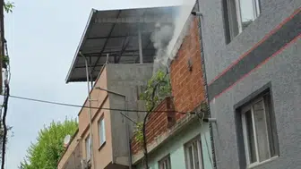 Bursa Yıldırım’da ev yangını : Ekipler seferber oldu