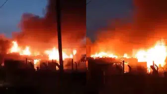 Kırklareli'de yangın : Ev alev alev yandı