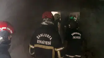 Şanlıurfa’da apartmandan yükselen duman ekipleri alarma geçirdi