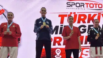 Bilecikli karateci Tuğba Çürük Türkiye ikincisi oldu