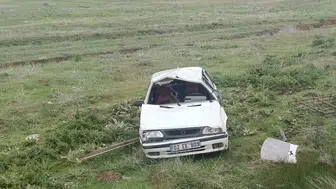 Malatya'da otomobil devrildi : 6 kişi yaralandı