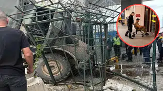 Hamzabeyli Sınır Kapısı'nda askeri araç kaza yaptı : 2 yaralı