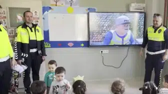 Manisa Sarıgöl'de Trafik ekiplerinden hem eğitim hem denetim