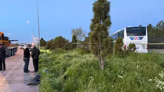 Konya'da yolcu otobüsü kazası : Çok sayıda yaralı var
