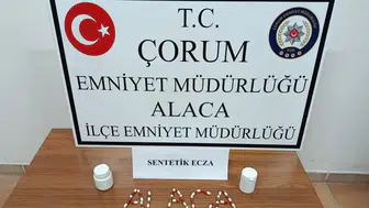 Çorum Alaca’da uyuşturucu operasyonu : 3 gözaltı