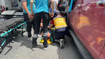 Muğla Menteşe'de otomobil ile motosiklet çarpıştı : 1 kişi yaralandı