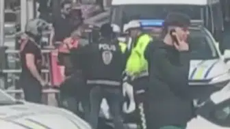 Kayseri'de nefes borusuna cisim kaçan kuryeyi polis kurtardı : O anlar kamerada