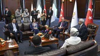 AK Parti ve MHP’den bayramlaşma ziyareti