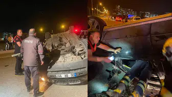 Siirt'te ambulans ile otomobil kafa kafaya çarpıştı : 4 yaralı