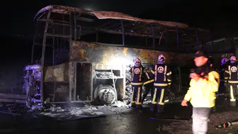 Denizli Sarayköy'de yolcu otobüsünde kaza : Çok sayıda ölü ve yaralı var