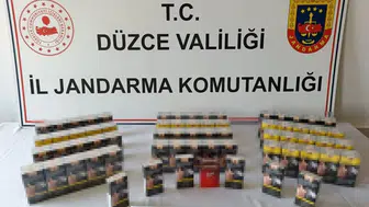 Düzce'de kaçakçılık operasyonları : Çok sayıda elektronik sigara ve tütün ele geçirildi