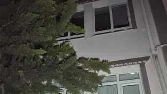 Ankara Keçiören'de söndürülemeyen ağaç yangını binaya sıçradı : Bir daire kullanılamaz halde