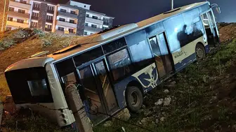 Elazığ'da kaza : Halk otobüsü şarampole uçtu