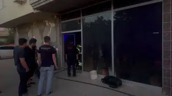Adıyaman’da korkutan yangın : İş yeri alevlere teslim oldu