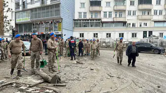 Samsun'da sel çalışmalarında 1063 personel görev alıyor